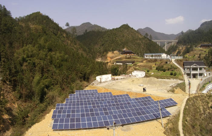 懷化市溆浦縣60KW村級(jí)光伏扶貧電站